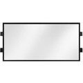 Lavi Industries , Slim Frame with Hinged Connection, , 48" x 24", Matte Black 50-SFP402H/CL/MB